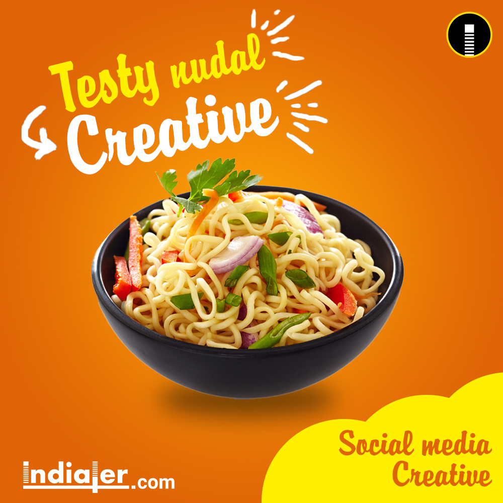 Indiater | Social Media Food Creative Template - Indiater