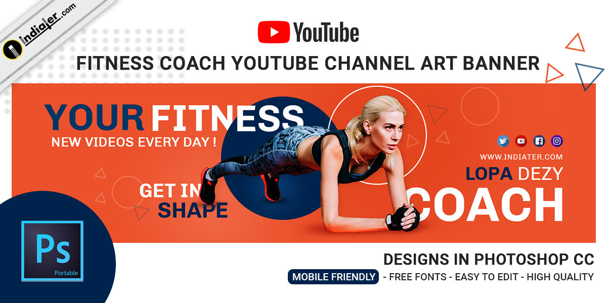 fitness-coach-youtube-channel-art-banner-template