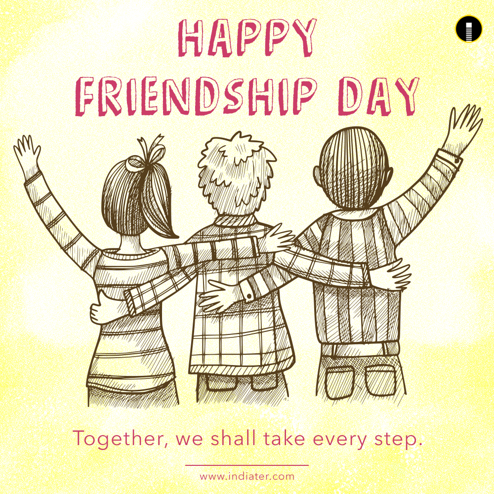 Friendship-Day-Background-With-Friends - Indiater