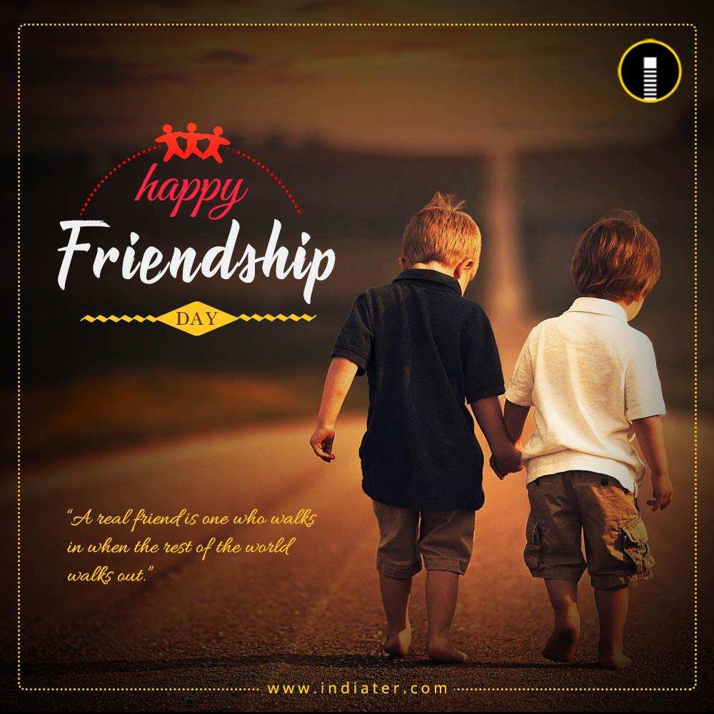 Best 10 Happy Friendship Day Greeting Images with Quotes - Indiater
