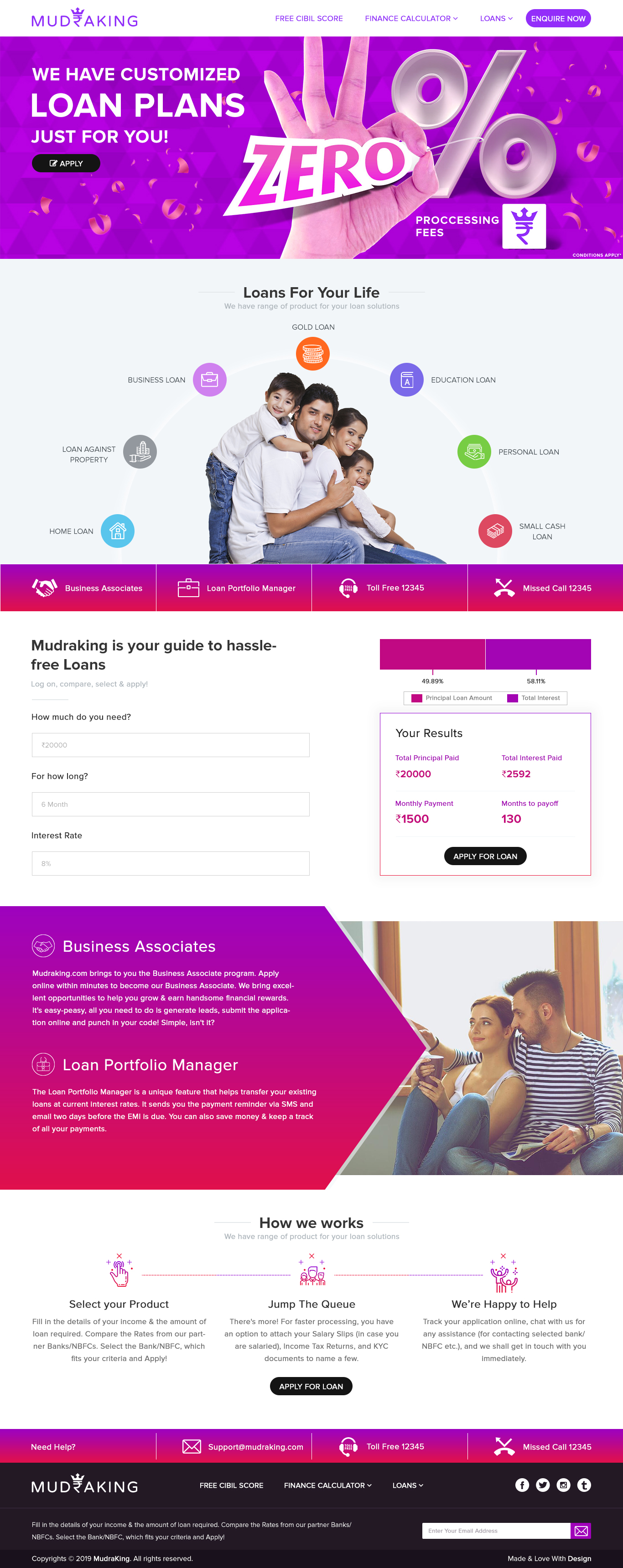 Banking-and-Business-Loan-PSD-Template-with-free-logo