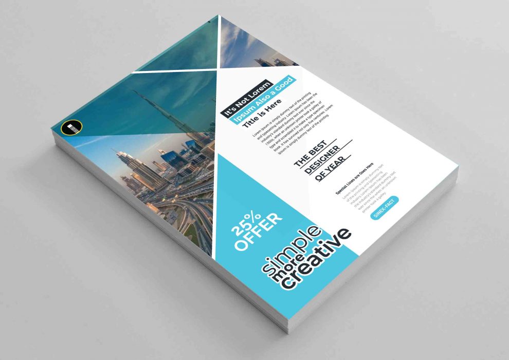 Flyer Design Template Free from indiater.com