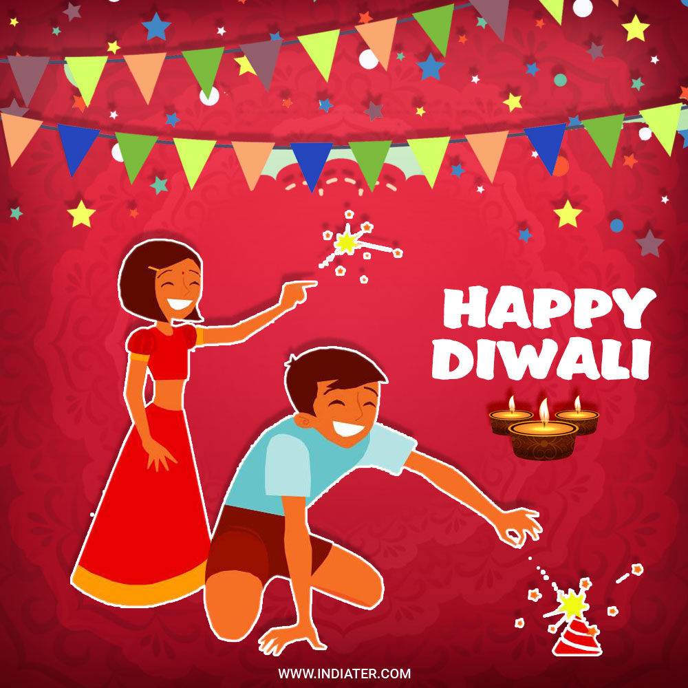 Happy Diwali Celebration Whatsapp status photo - Indiater