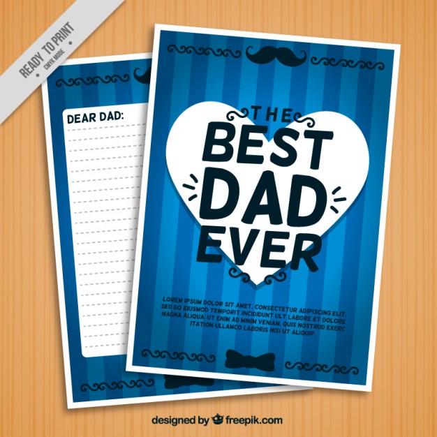 Happy Fathers Day Free Flyer Template