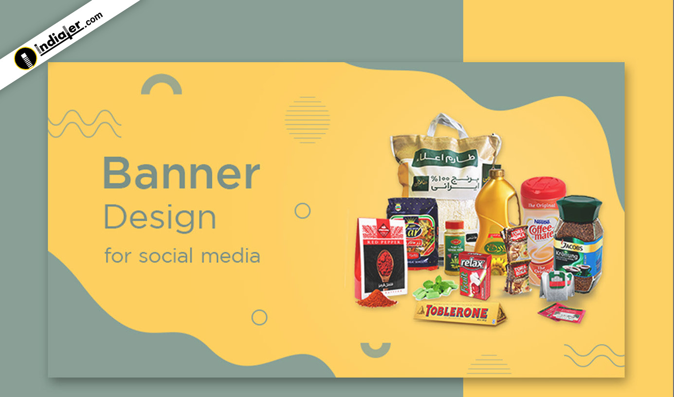 Download Grocery Products Offer Banner For Promotion Free Download Psd Template Indiater PSD Mockup Templates