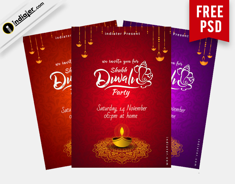 free-diwali-celebration-flyer-template-in-three-different-color-psd-template