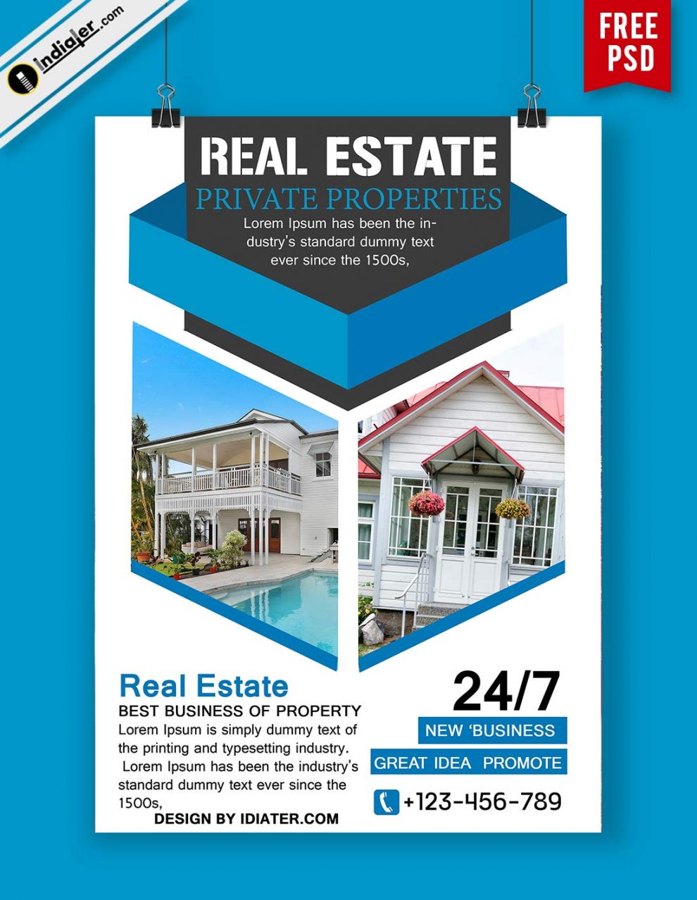 Real Estate Flyer Template Psd