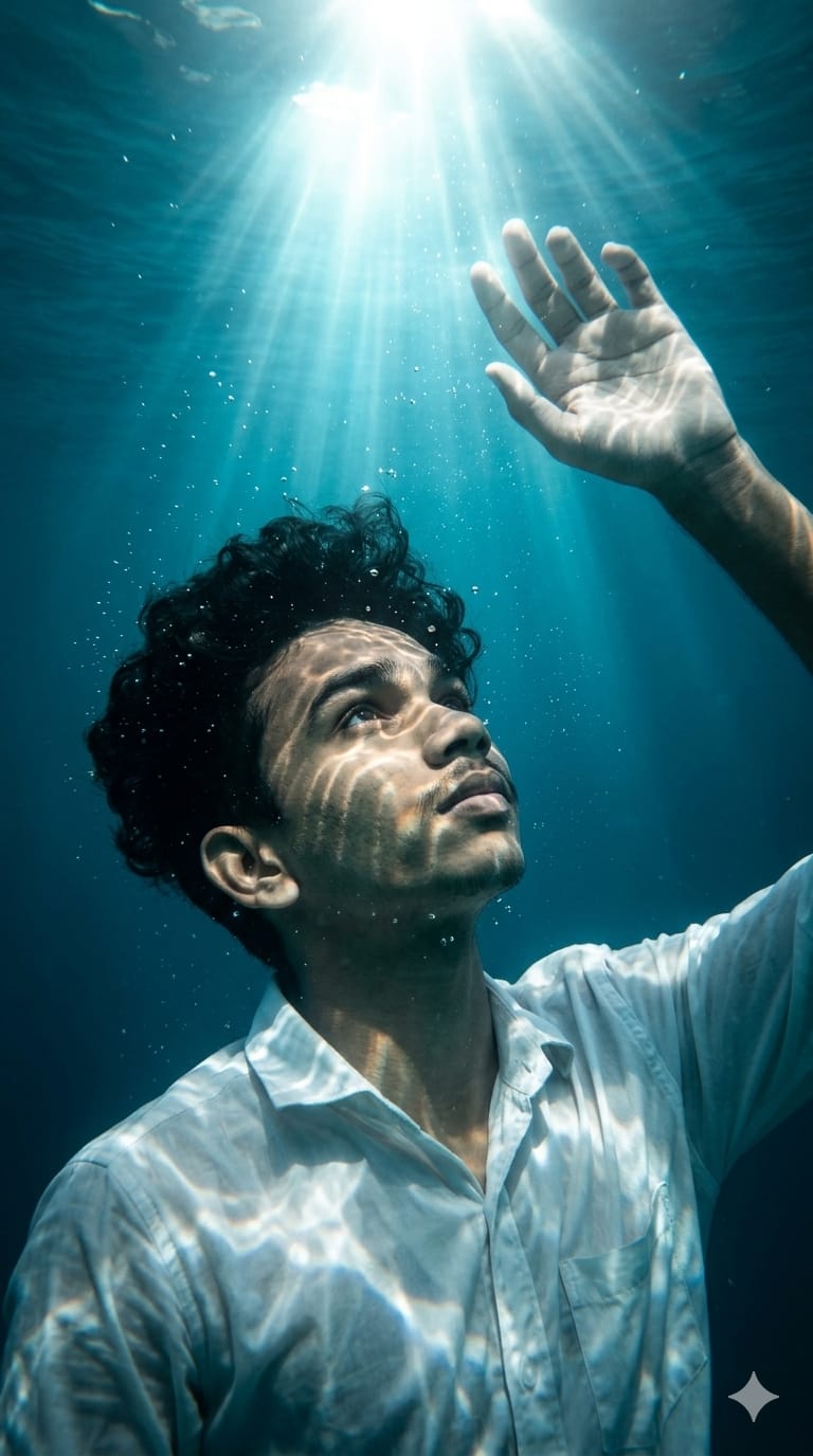Cinematic Underwater Portrait AI Prompt | Ultra-Realistic Ocean Photography