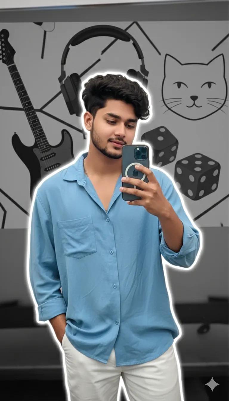 Instagram Mirror Selfie AI Prompt | Stylish Men & Portrait