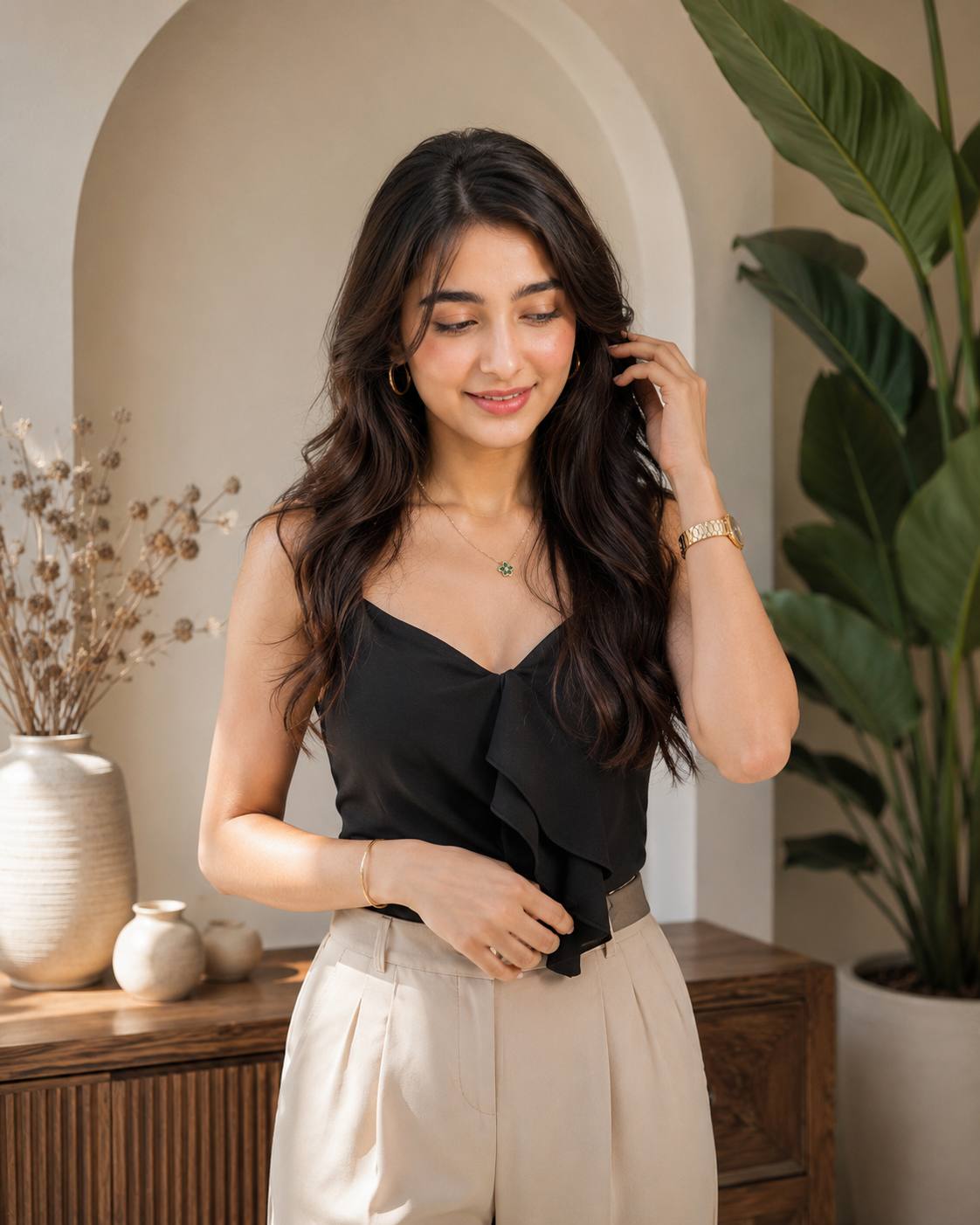AI Luxury Indoor Portrait Prompt | Ultra-Realistic Premium Lifestyle Photography AI prompt