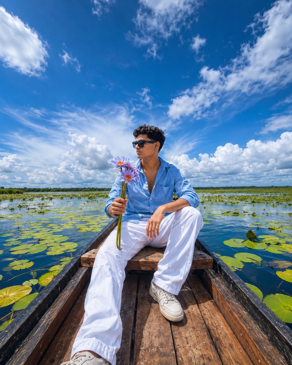 Boat Portrait AI Prompt | Ultra Realistic Cinematic Travel Photography (8K)