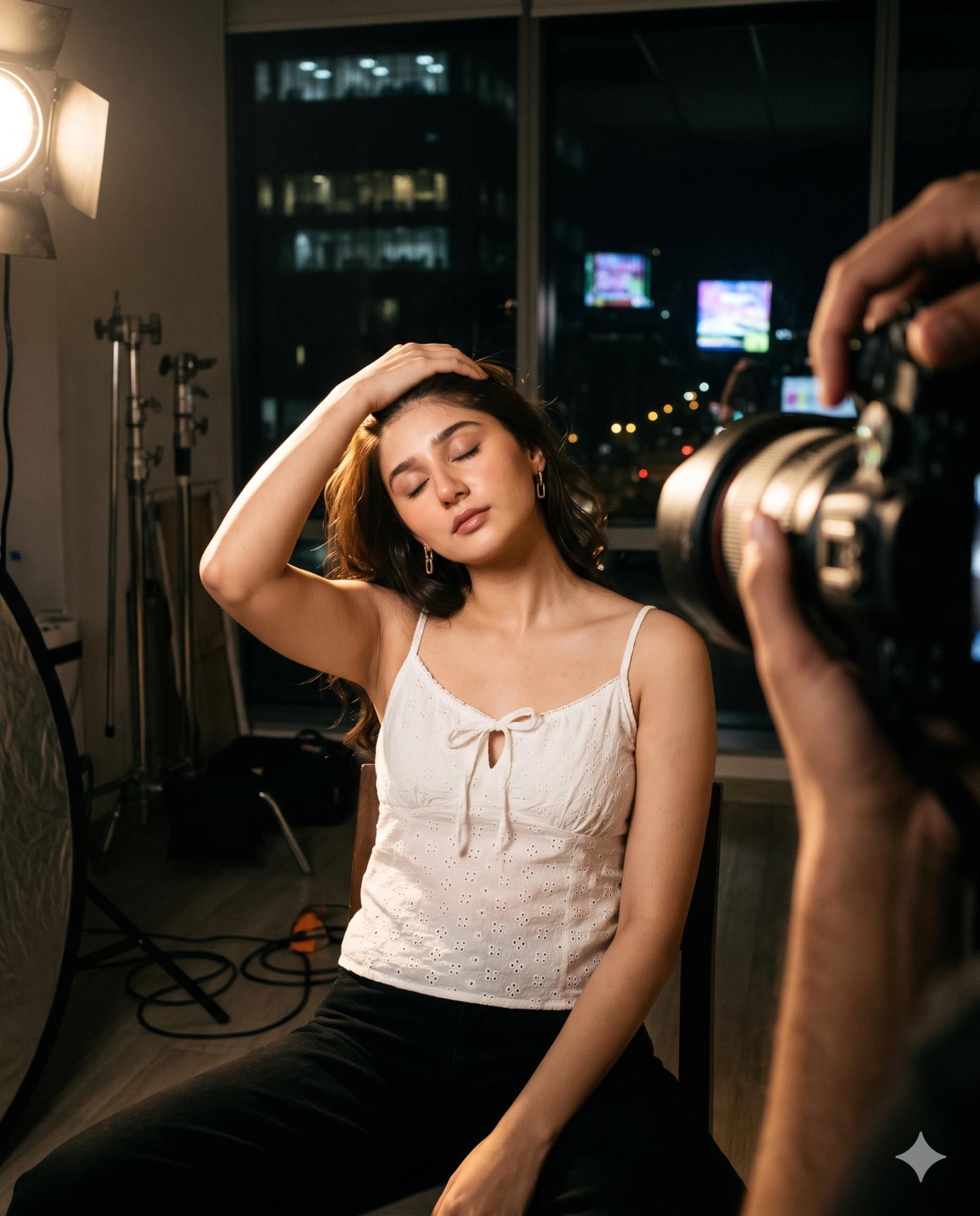 Karina aespa AI Image Prompt Gemini | K-Pop Idol Portrait & Cinematic Photoshoot