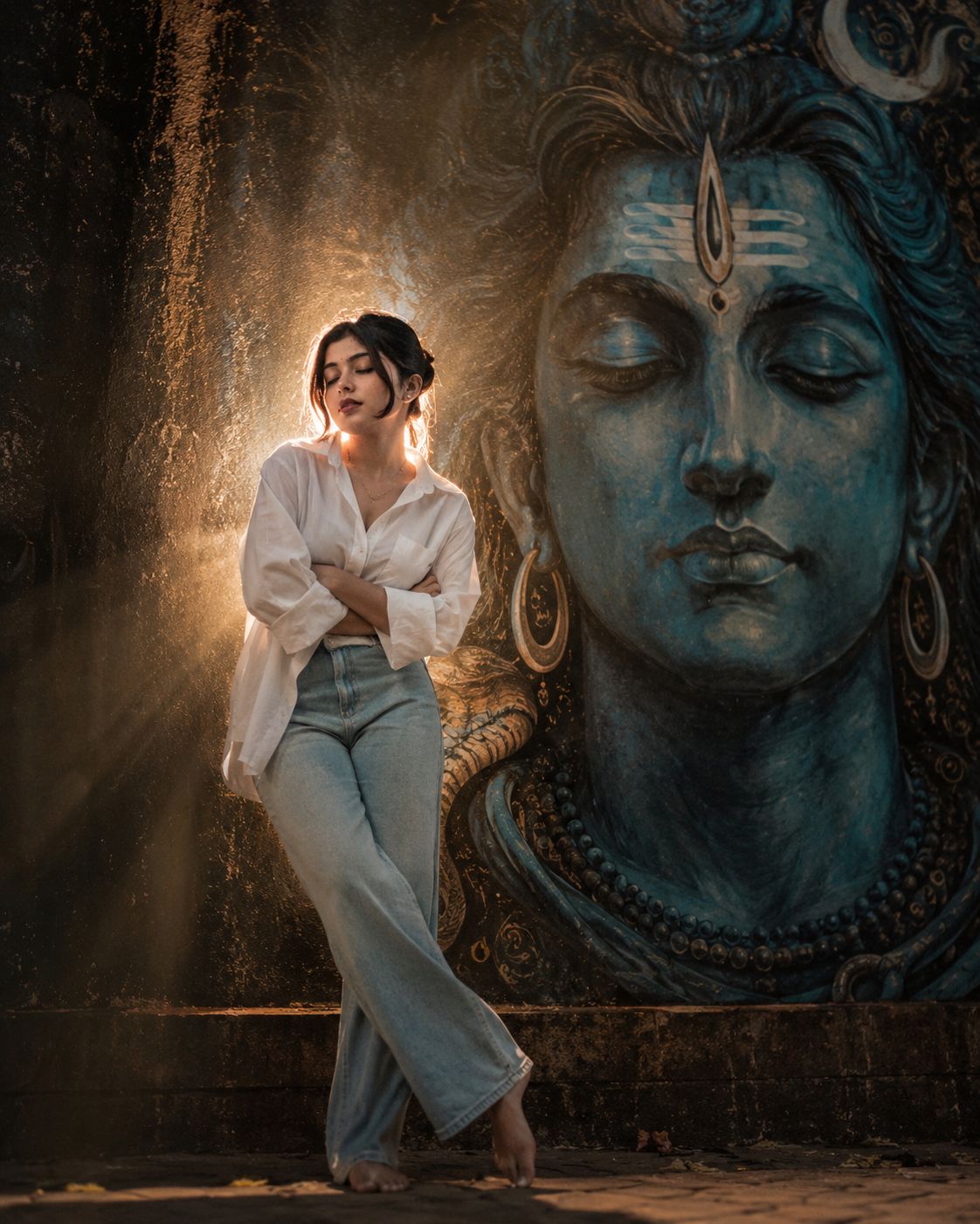 Lord Shiva Cinematic Portrait AI Prompt | Spiritual Editorial Photography (8K)