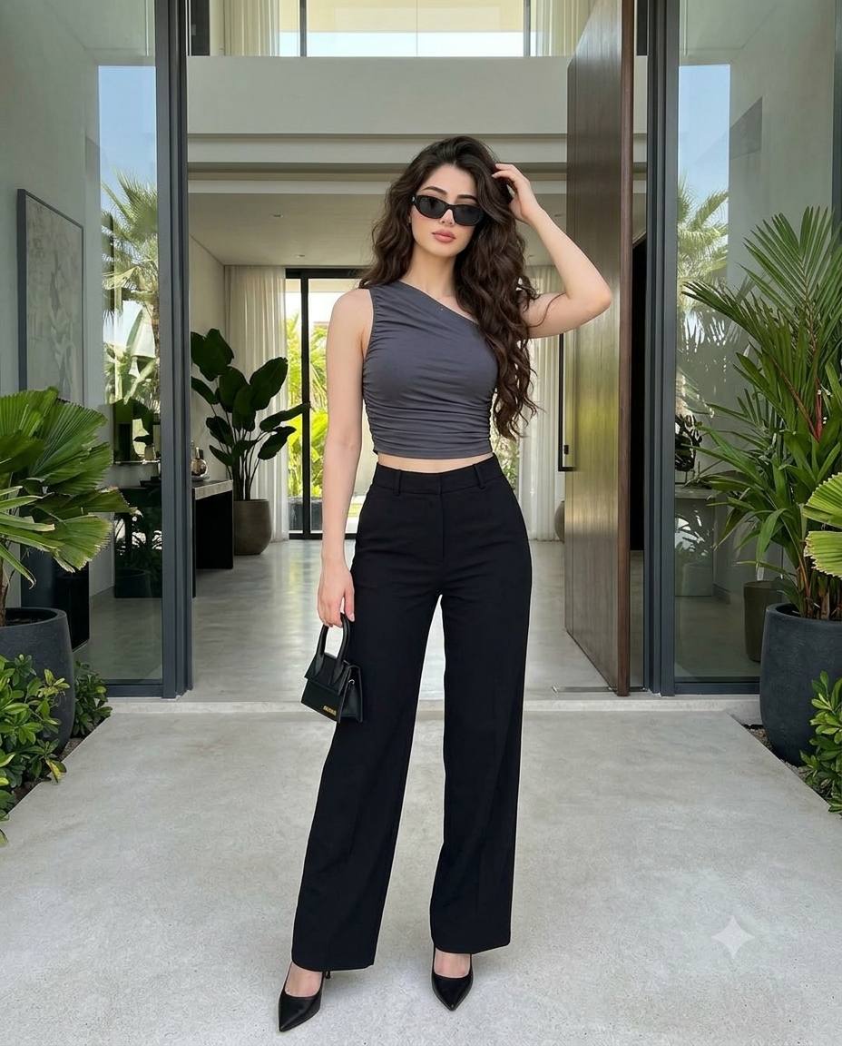 Luxury House Fashion Portrait of a Stylish Young Woman | Ultra-Realistic AI Image Prompt