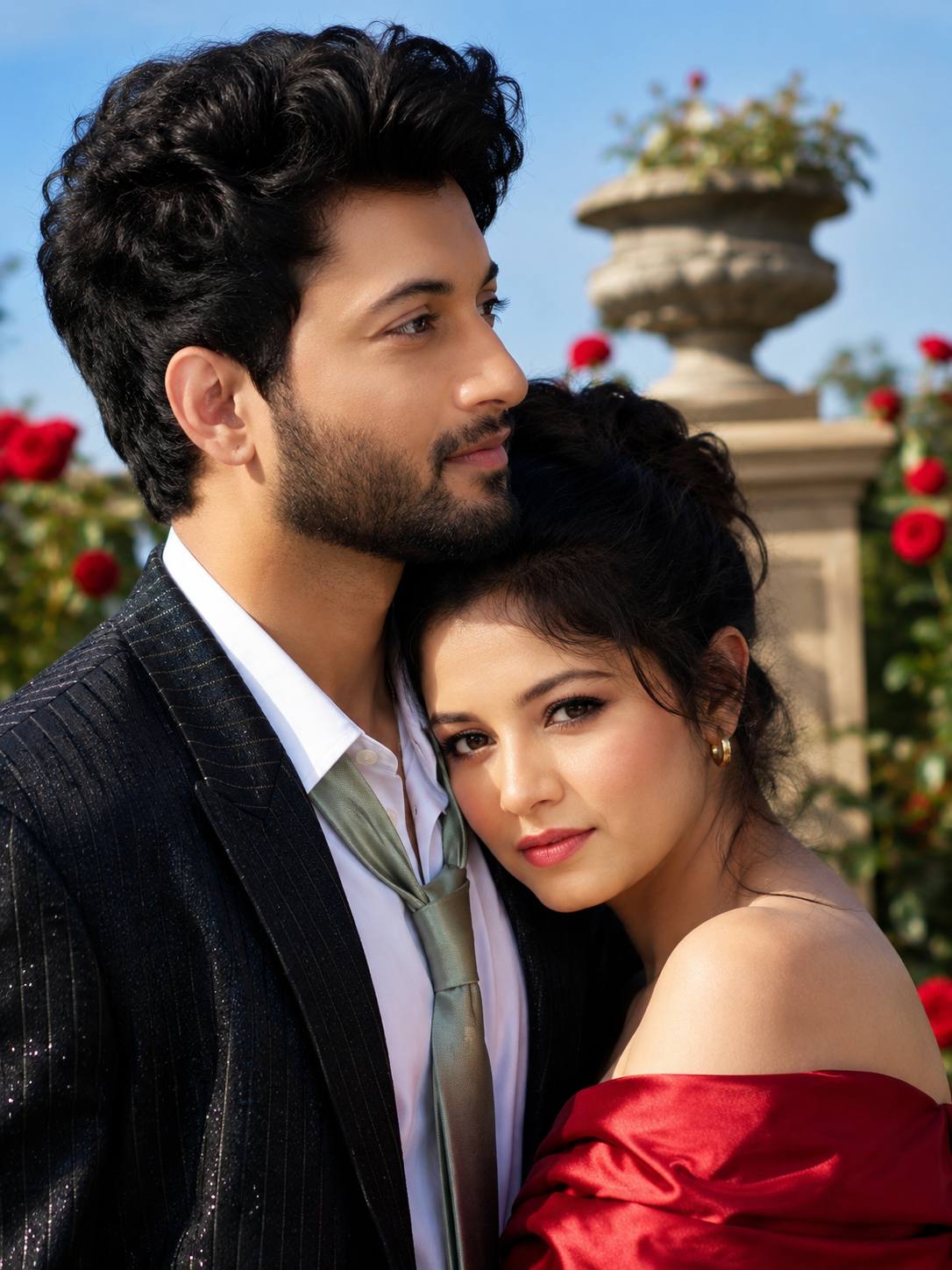 Romantic Couple AI Photo Prompt – Ultra-Realistic 3:4 Cinematic Portrait
