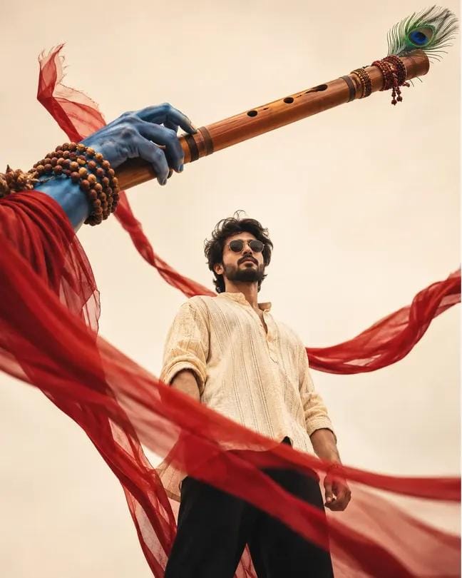 South Asian Man AI Photo Prompt – 100% Same Face Cinematic Full-Body Portrait