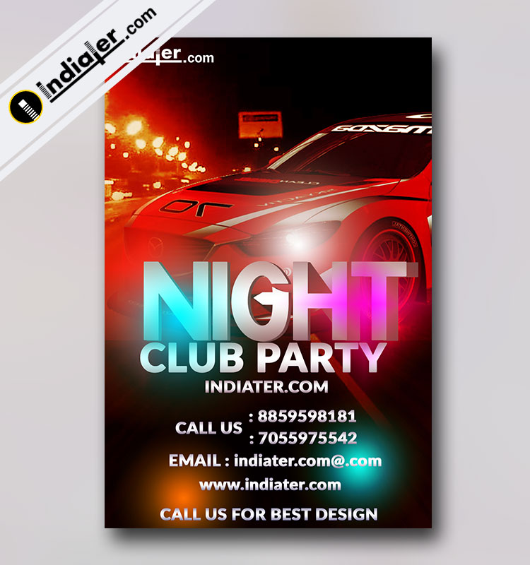 PARTY FLYER TEMPLATE- V-1