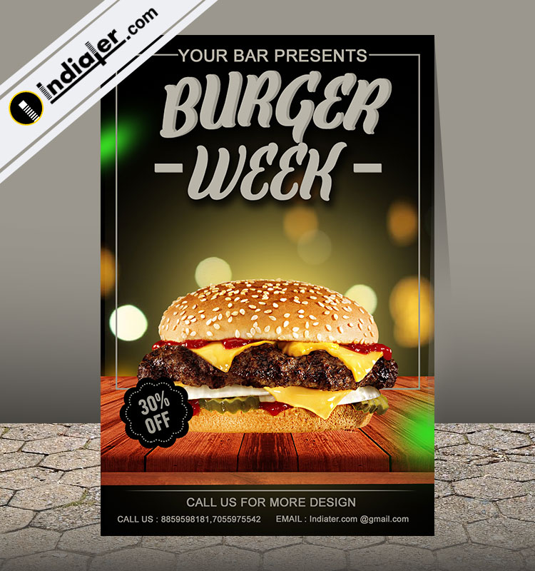 Free Burger Design Template