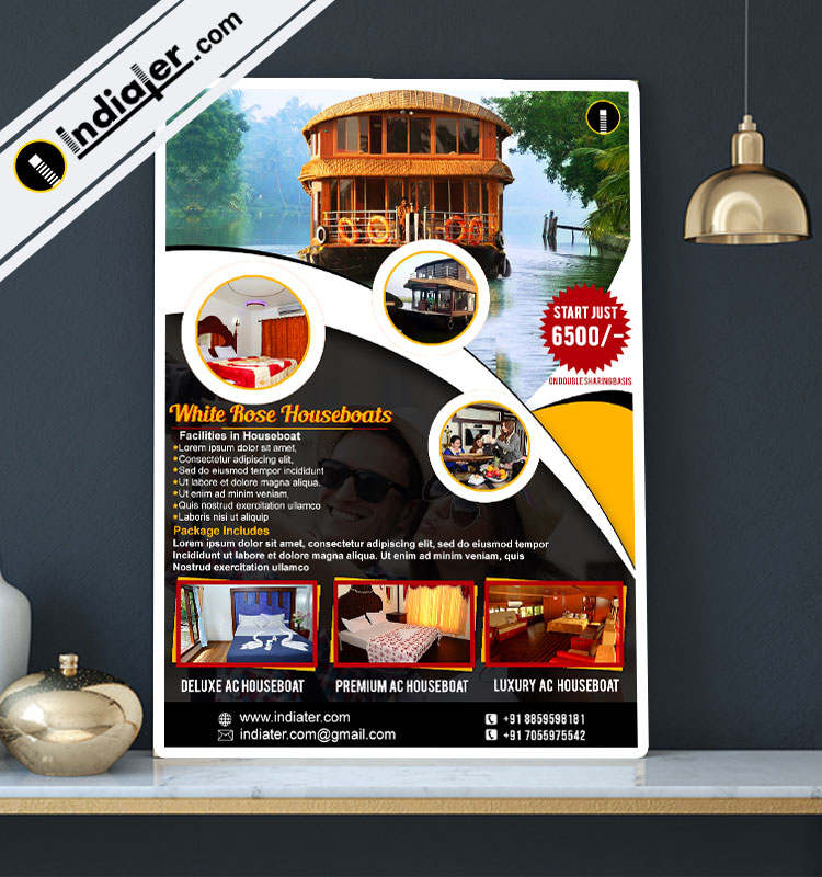 travel-agency-houseboat-package-promotion-psd-flyer