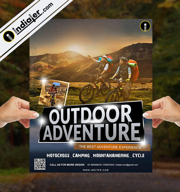 adventure flyer template