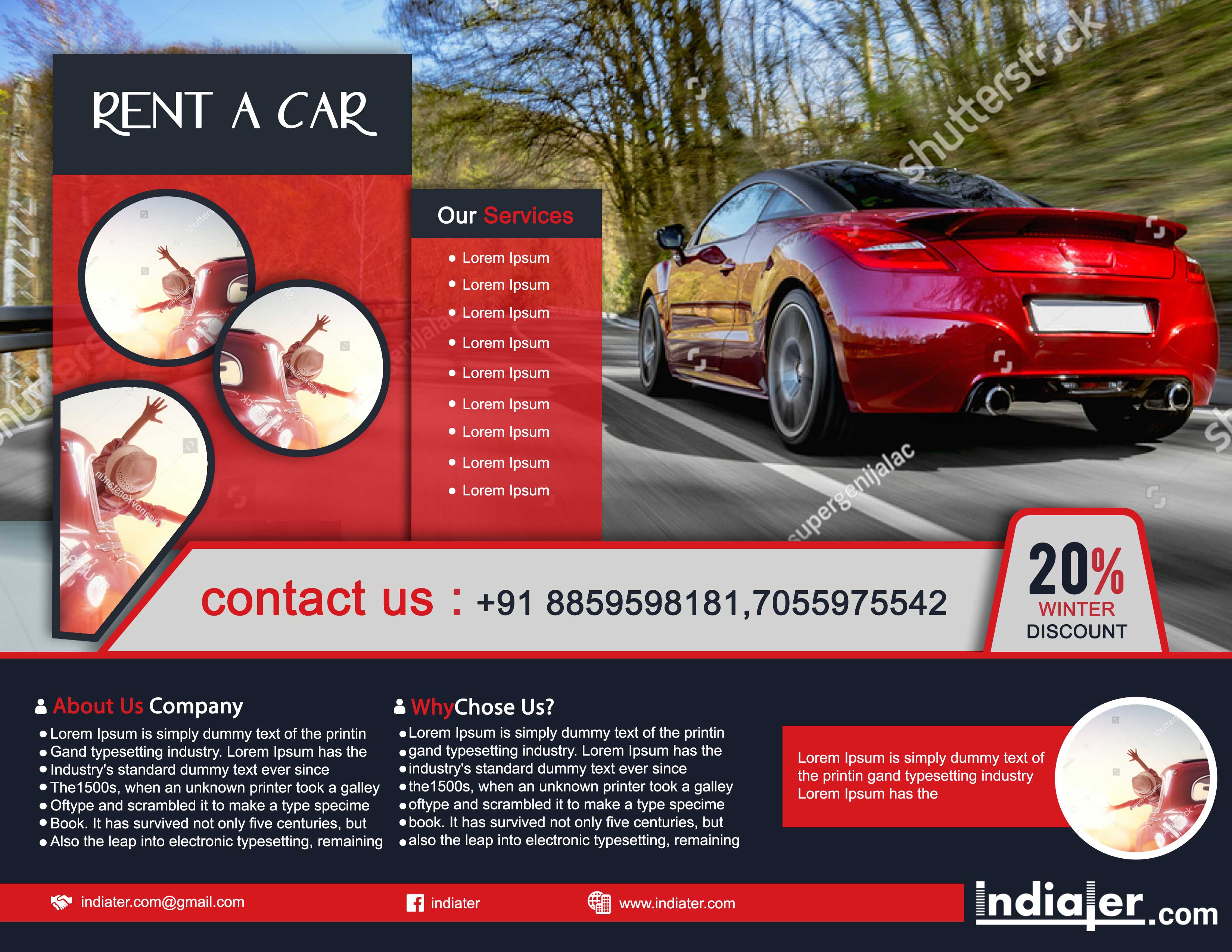 Free Car Sales Advertising Flyer Template Indiater