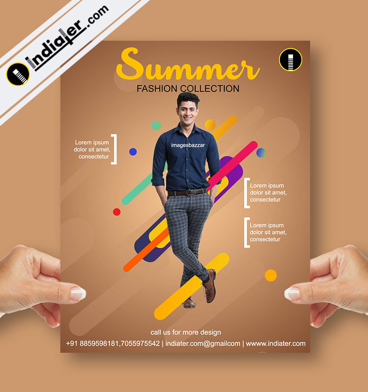 Free Clothing Sale Discount Flyer Template - Indiater