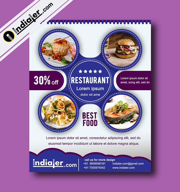 free-restaurant-advertising-flyer-psd-template
