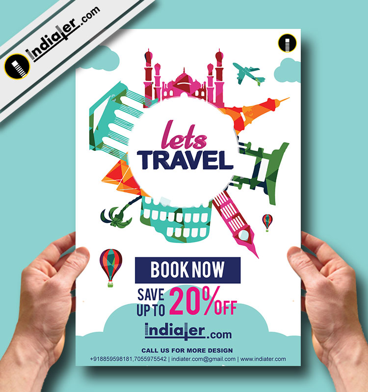 the-world-traveling-free-flyer-template