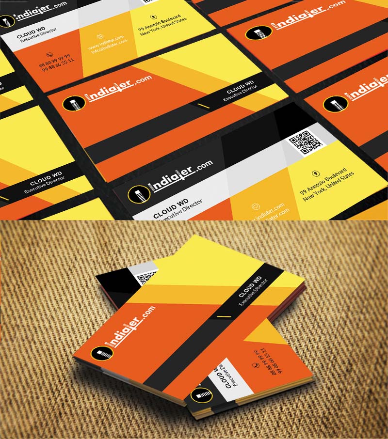Corporate Business Card PSD Template v.1