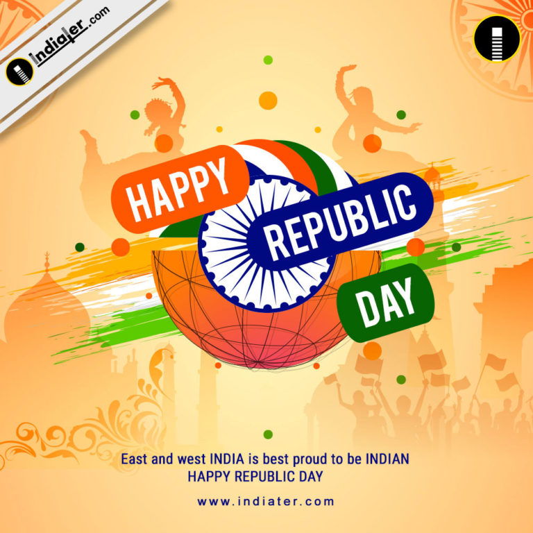 Download Happy Republic Day Celebration with Indian Culture Background ...