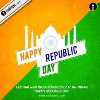 Stylish text with famous monument in Indian background for Happy ...