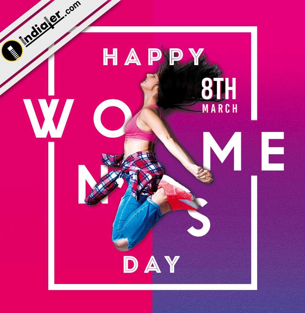 Happy Womens Day Greetings Card Free Psd Indiater