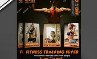fitness-trainer-pamphlet-psd-template