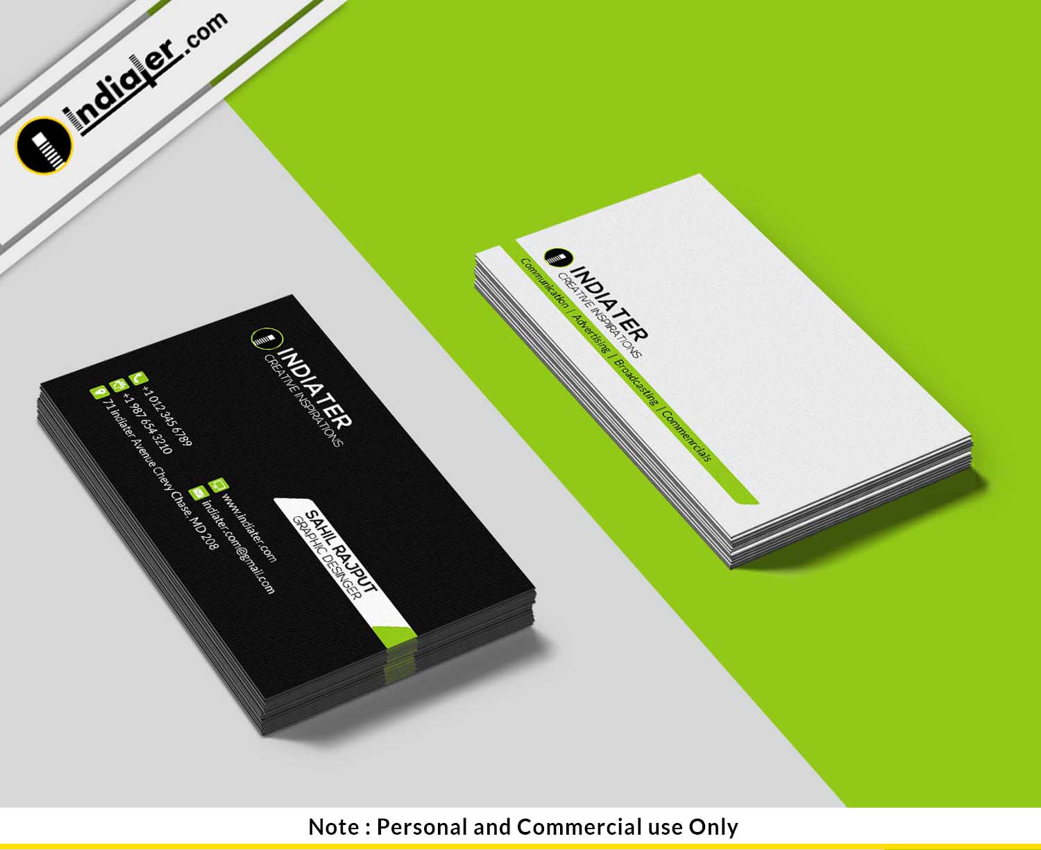 free-black-and-white-business-card-psd-bundle-set