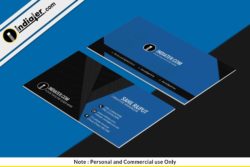 free-blue-modern-creative-business-card-template