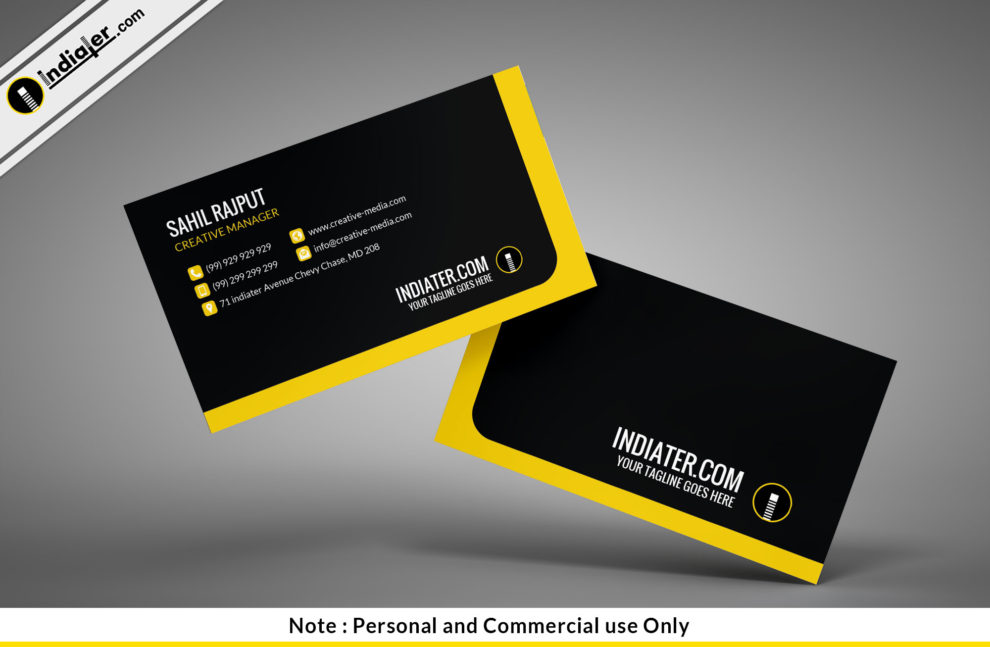 free-clean-minimal-creative-business-card-psd