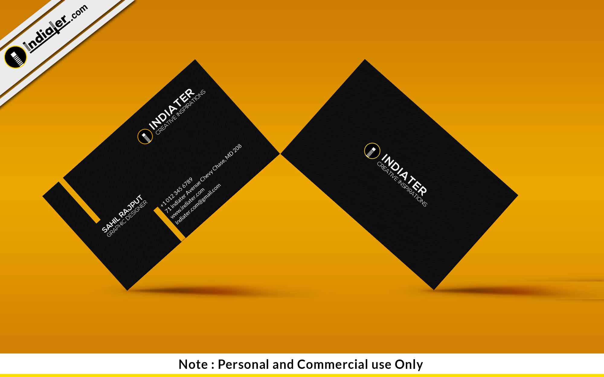 Free Legal Black Business Card PSD Template - Indiater In Legal Business Cards Templates Free