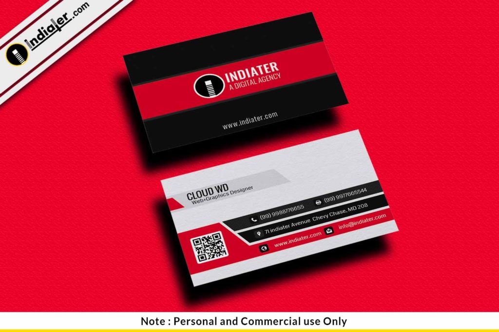 Personal Business Cards Free Psd Templates - Indiater