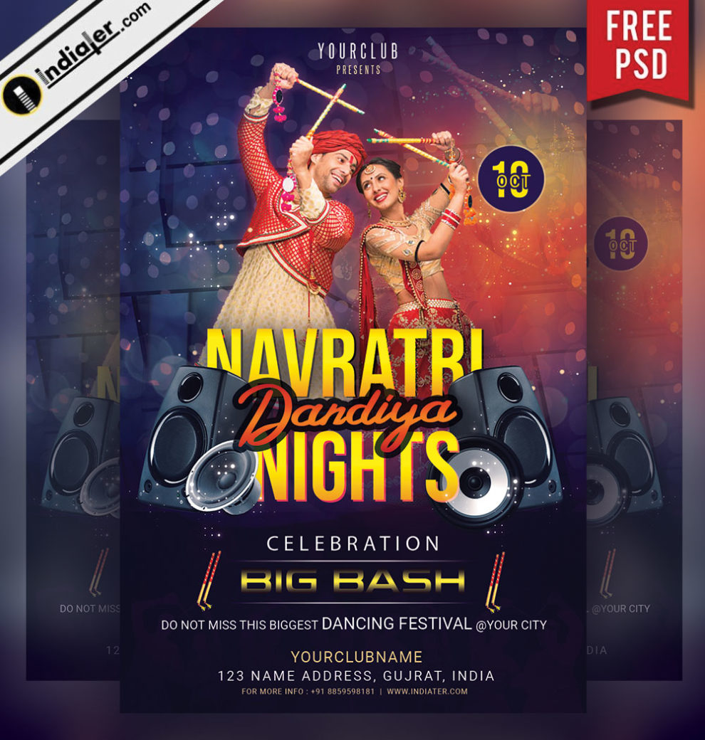 navratri-dandiya-and-garba-night-dance-party-invitation-flyer