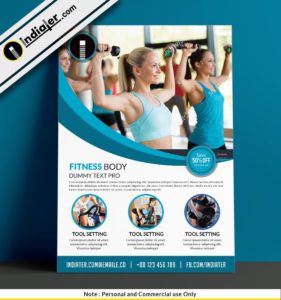 Free Fitness Body Gym Flyer Ideas for Marketing - Indiater