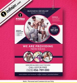 free-fitness-gym-health-flyer-psd-template