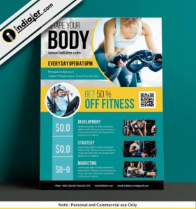 free-gym-sports-training-psd-flyer-template