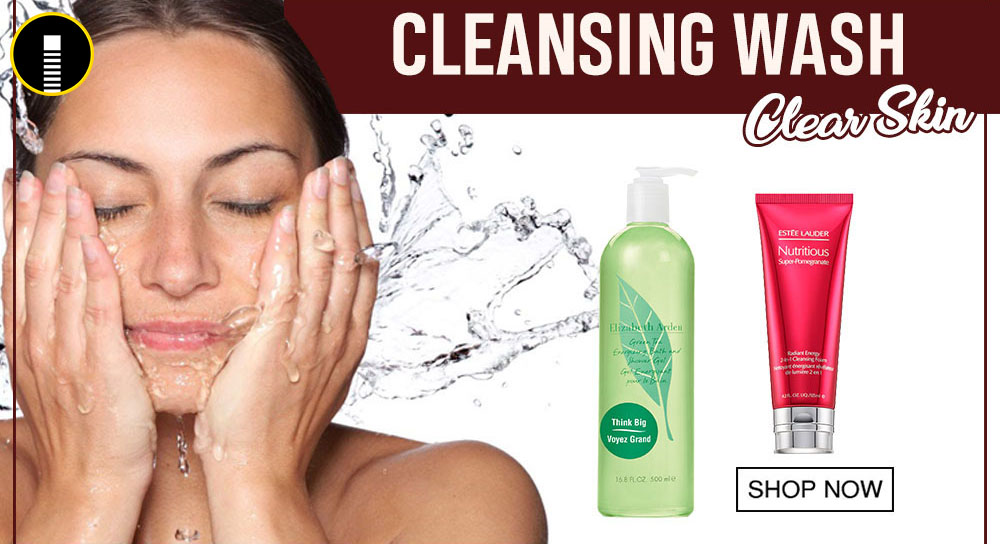 Cleansing Face Wash Products Promotion Banner