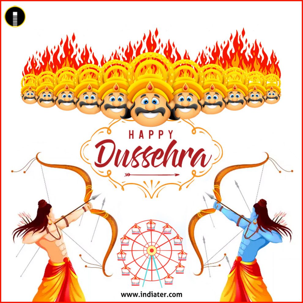 Happy Dussehra Festival wishes images and greetings - Indiater