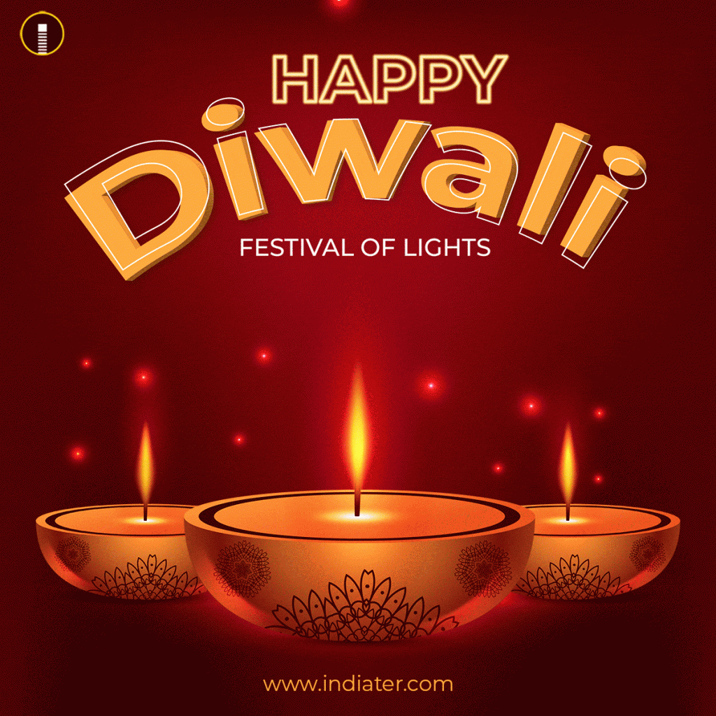 Happy Diwali Wishes Animation GIF Free Download Indiater