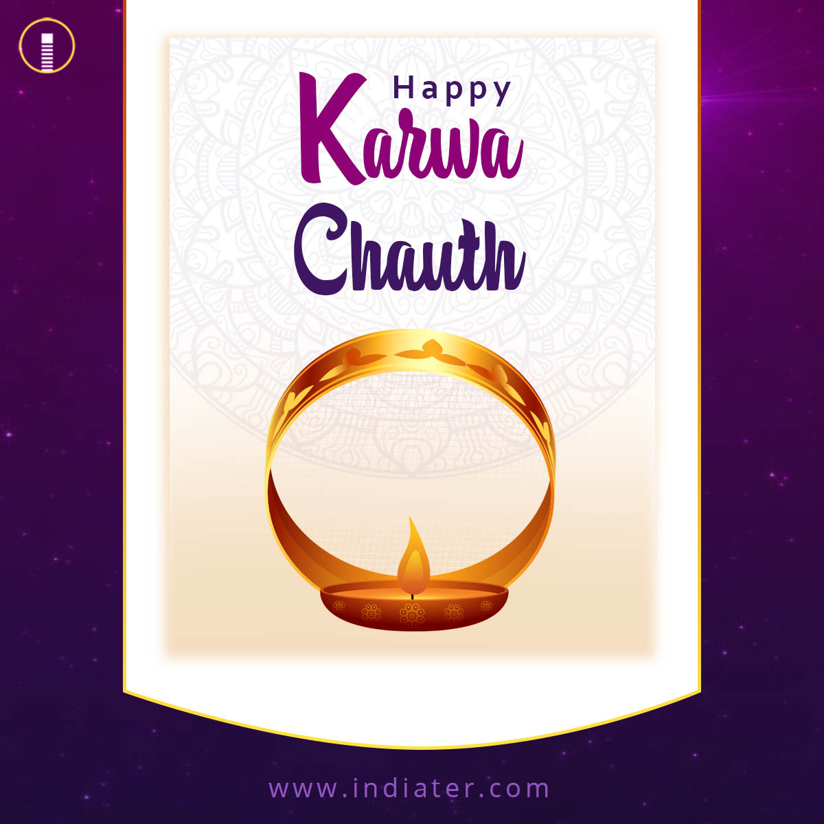 Happy karwa chauth Design image and Psd free download - Indiater
