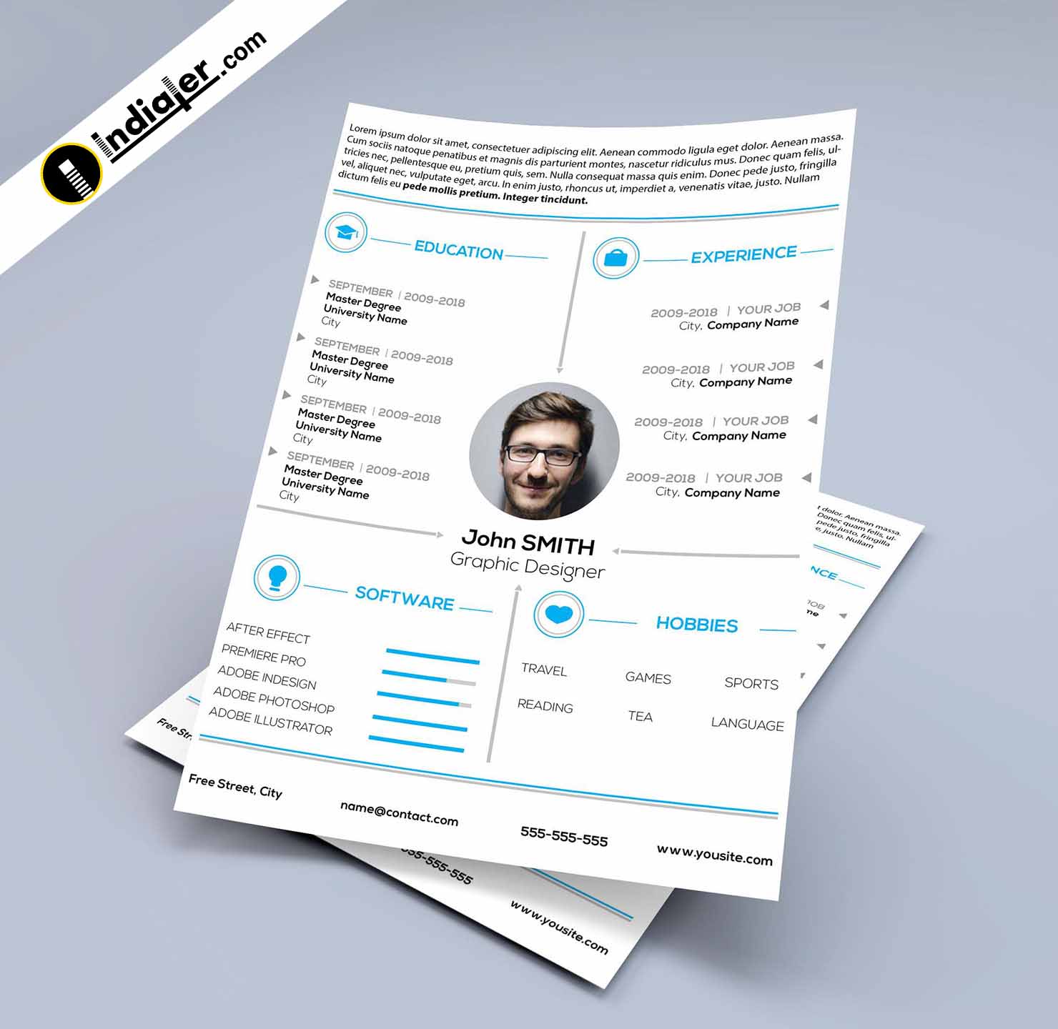 resume templates free download psd