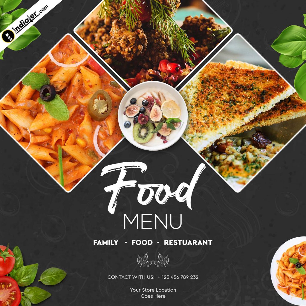 Food Banner Design Template Free PSD Download - Indiater