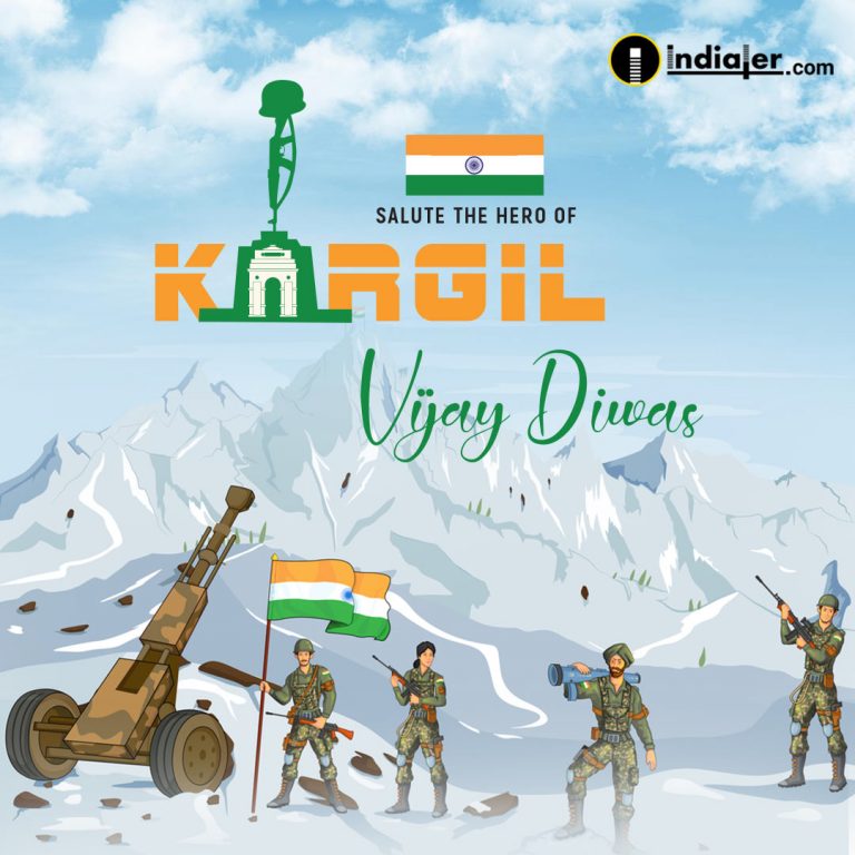 Free Kargil Vijay Diwas anniversary celebration image - Indiater