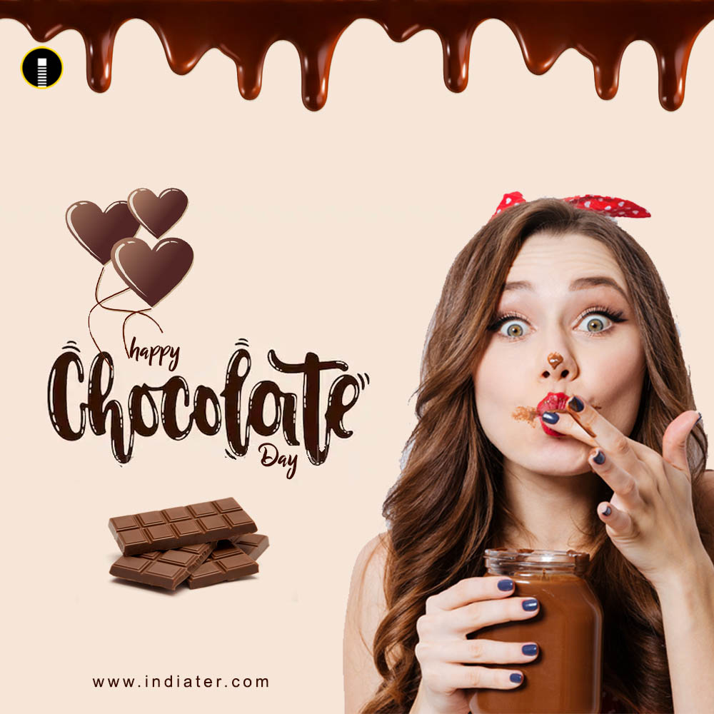 Happy Chocolate Day Design Template Free Download - Indiater